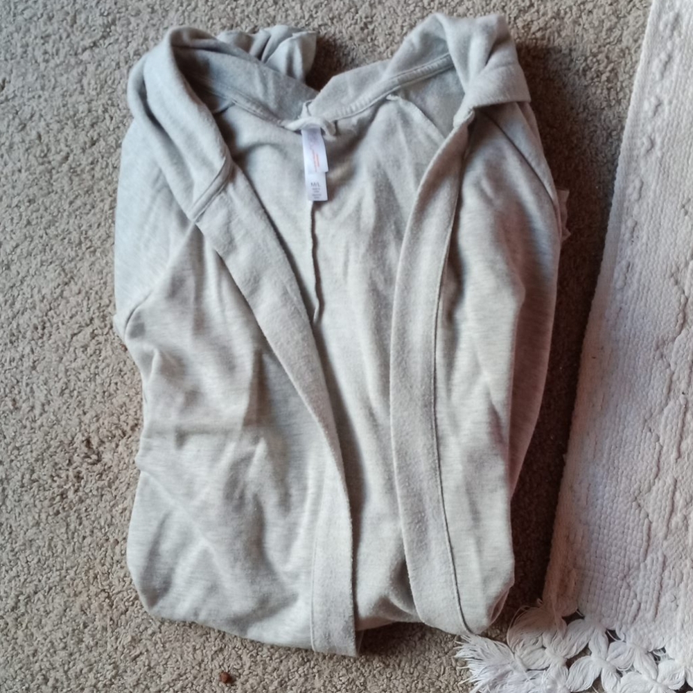 SALE Short hooded robe